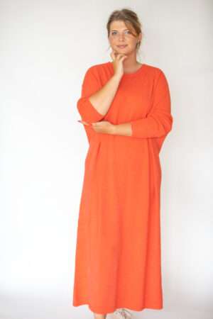 Jurk viscose Alma Mandarin