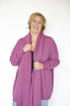 Sjaal Viscose June Red Violet