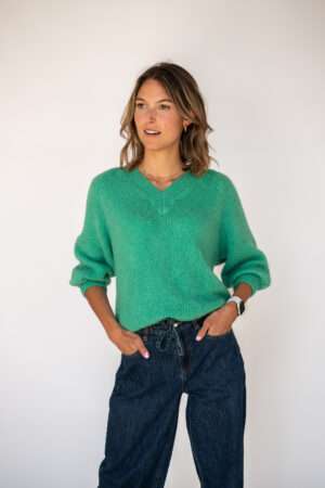 Trui wol Ellen Ming Green