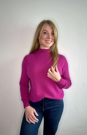 Trui Viscose Amber Deep Violet