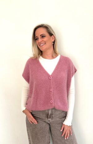 Vest Wol Feliz Dusty Lilac